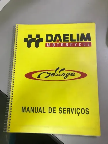 Manual DAELIM MOTORCYCLE - DAELIM MESSAGE original