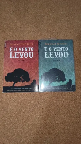 Livros "E o vento levou" volume 1 e 2