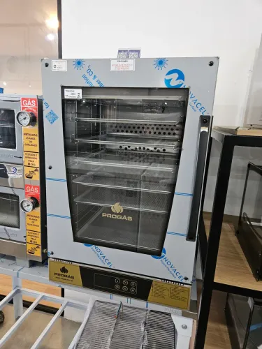 forno convector com vapor 8 assadeiras - novo