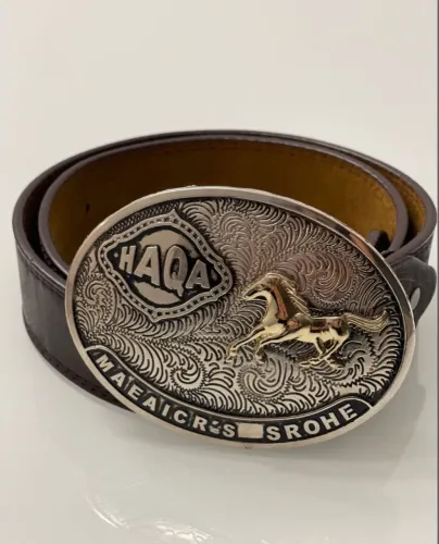 Cinto Country Fivela Cavalo H.A.Q.A.