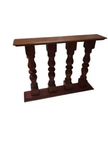 Antigo balaústre de coluna em madeira maciça