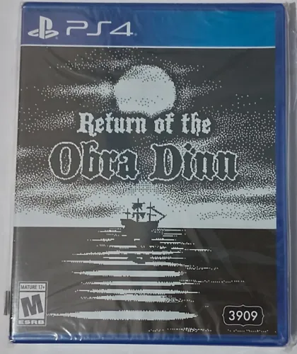 Jogo Return Of The Obra Dinn Limited Run #355 Americano Original Lacrado PS4 Playstation 4