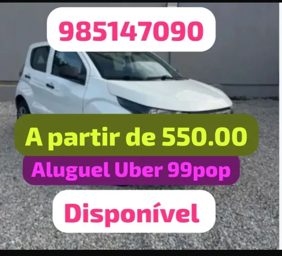 Locação de veículos para Uber 99pop aplicativo *