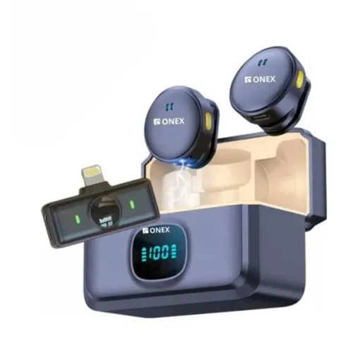 Microfone Lapela IP Redondo MIC-2913 - Novo