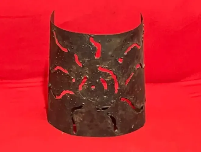 Luminária Artesanal de Metal