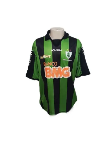Camisa América MG Kanxa Futebol 2010 Banco BMG