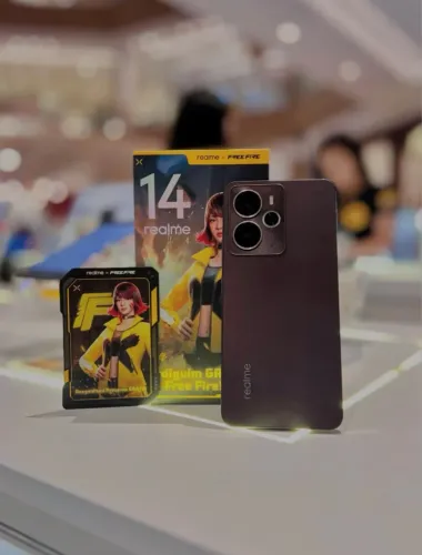 Realme 14 5G 256GB 8RAM NFC + Cod Exclusivo Free Fire Lacrados Pronta Entrega Loja Fisica