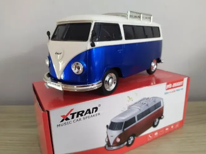 Caixinha de Som Kombi Top Bluetooth - Muito Boa