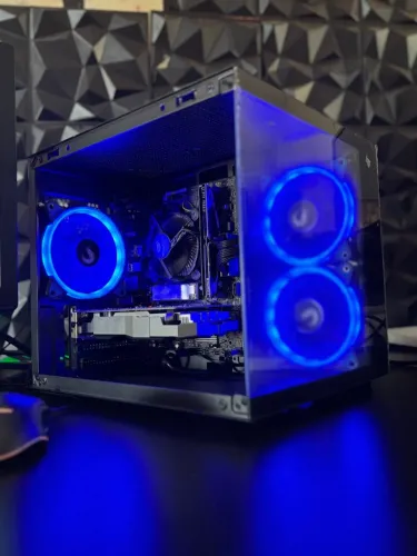 Pc gamer completo Ryzen 5 monitor mouse teclado