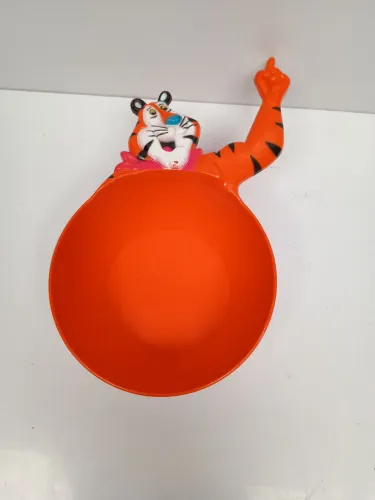 ANTIGA E COLECIONÁVEL TIJELA DE CEREAIS PROMOCIONAL KELLOGG`S - TIGRÃO TONY 