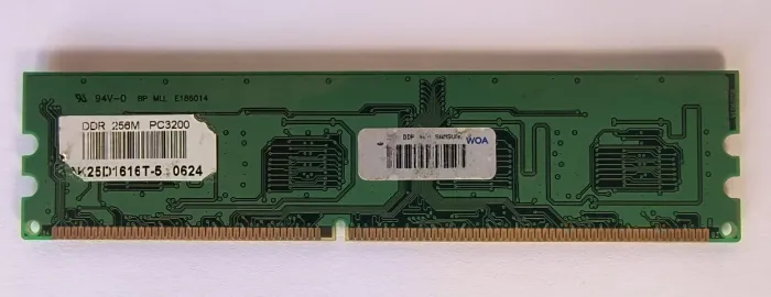 Memória RAM - DDR1 - 256MB - Desktop