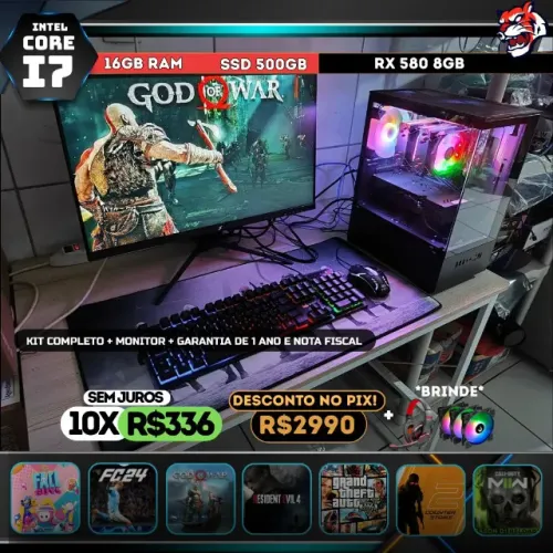 CPU GAMER COMPLETA INTEL CORE I7
