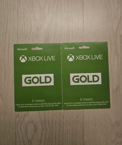Xbox Live Gold 6 meses - Assinatura código 25 dígitos 