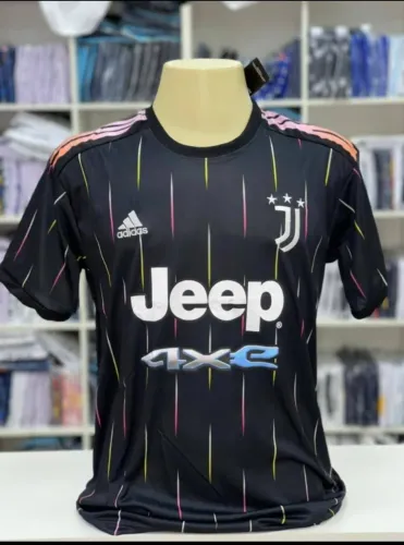 Camiseta Time Juventus Preta