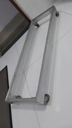 Suporte para Carrinho de Carga em inox com Rodas