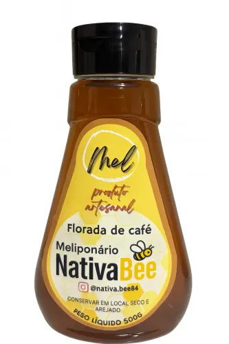 Mel Florada Café 500 g - Meliponario NativaBee
