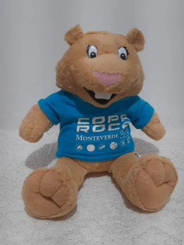esquilo de pelucia - mascote copa roca 2016 - edição limitada - importado