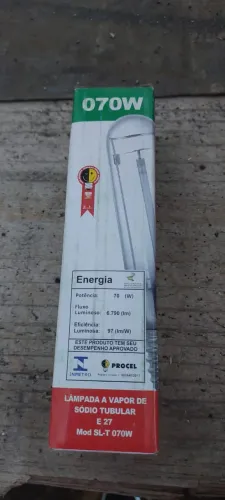 9 Lâmpadas de vapor de sódio de 70 W