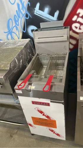 Fritadeira gás glp 20 litros 2 cestos Vulcan 