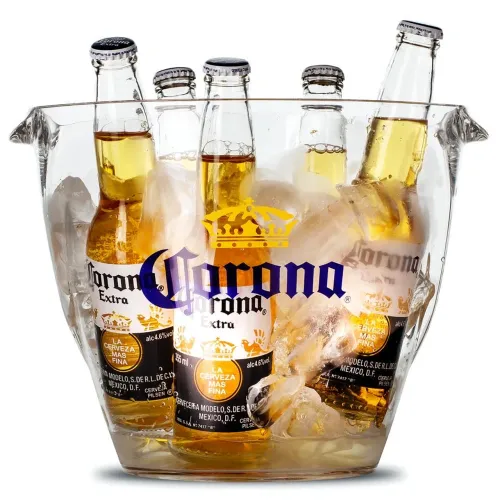 Cooler e balde de gelo Corona 