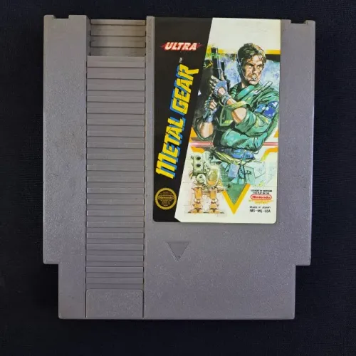 Metal Gear Original Americano 72 Pinos - Nes 8 Bits Nintendo. Nintendinho