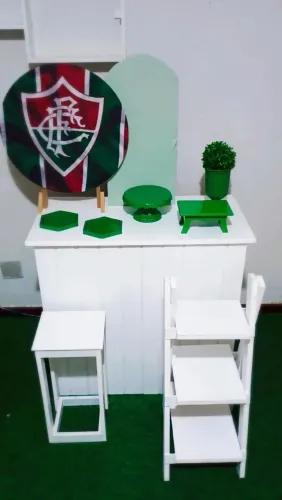 Pegue e monte de mesa tema FLUMINENSE