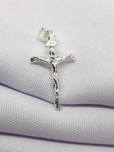 Pingente Crucifixo Jesus - Prata 925