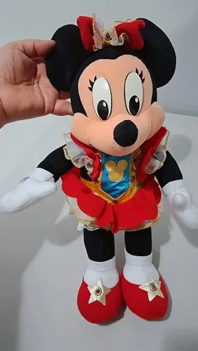 Minnie Mouse iluminar pelúcia antiga 1994 as luzes do corpo dela fucionar 