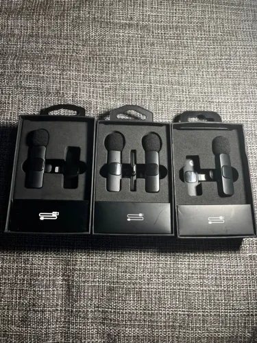 4 Microfones de Lapela Profissionais 