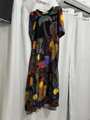Vestido Farm Estampado Smiley - P