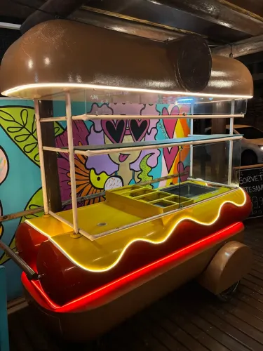 Carrinho de cachorro quente (hot dog)
