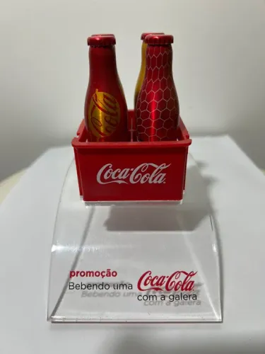 Coca cola Mini Garrafinhas Galera Expositor Oficial 
