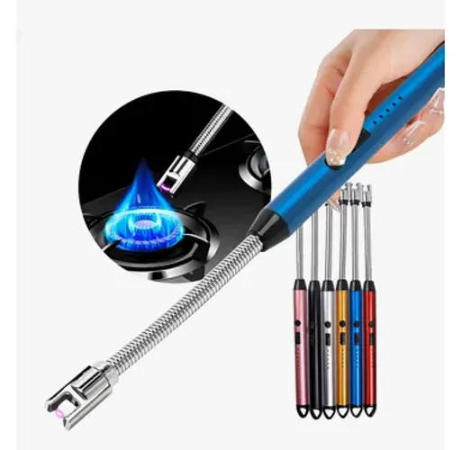 Acendedor Isqueiro Elétrico De Fogão Elétrico Flexível USB Recarregável Para Cozinha