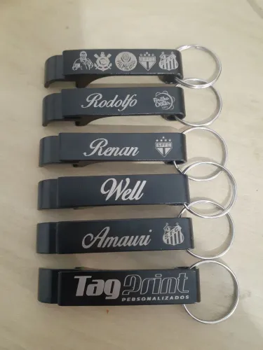 Chaveiros Personalizados - Abridores de Garrafa