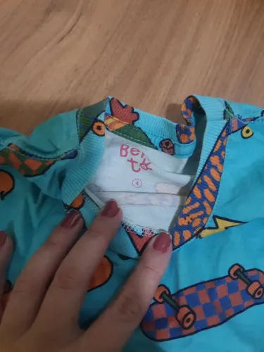 Camiseta Infantil Fábula. - Tamanho 4 - Unissex