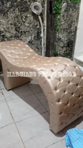 Marca Luxo bege Dourada