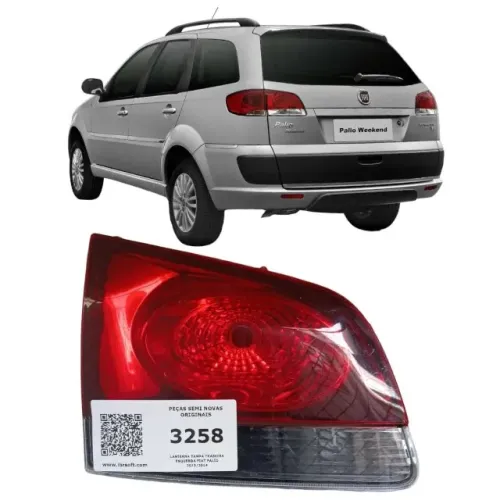 Lanterna Tampa Traseira Esquerda Fiat Palio 2013/2014