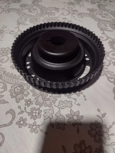 Polia Fonica/Multi V do girabrequim com sistema Ante_vibracao.