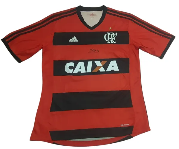 Camisa Flamengo Adidas Autografada