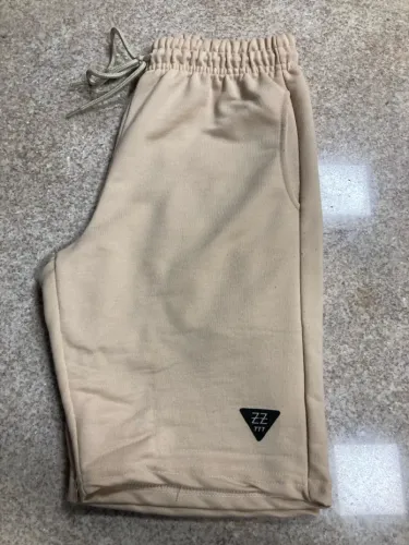 Bermuda de Moletom Masculina Bege