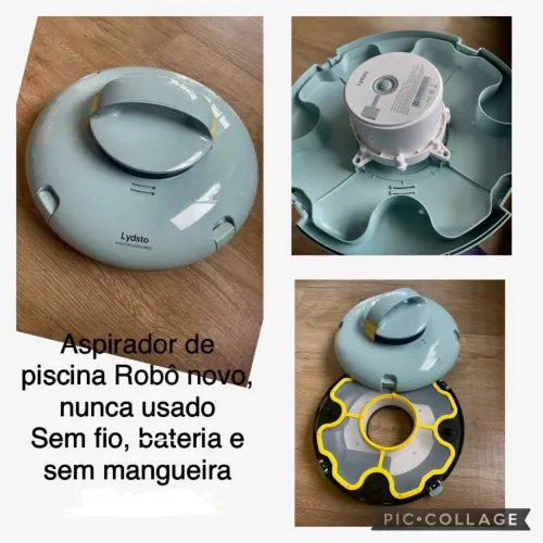 Robô aspirador piscina sem fio recarregavel