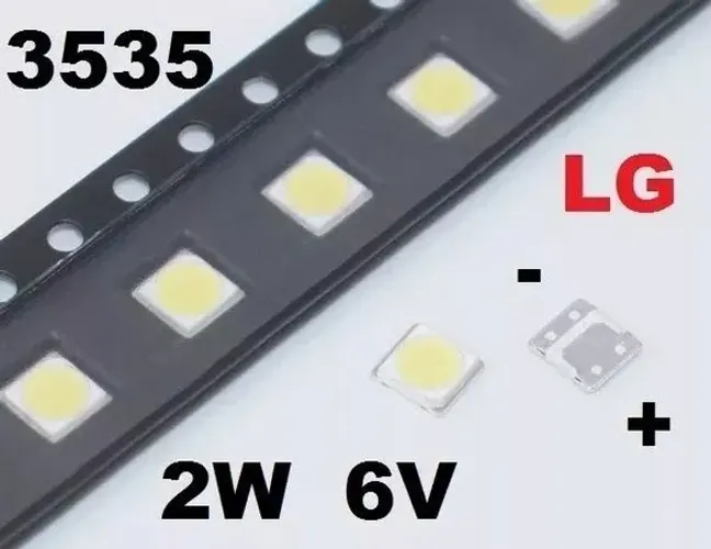 led de tv LG Philips 3535 6v 2w 5 unidades