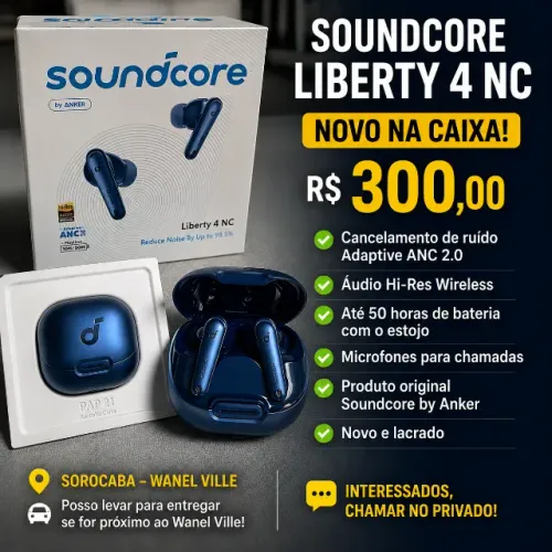 Fone de ouvido 50 horas de bateria
