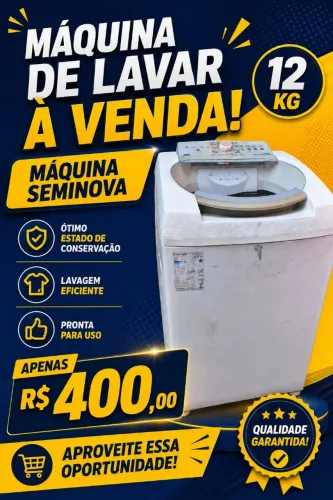 Maquina de lavar 12kg brastemp 
