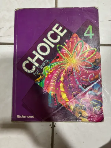 livro para aprender inglês Choice 4, pouco usado 