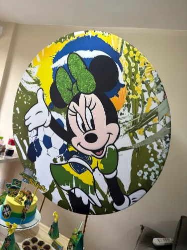 Painel de festa da minnie