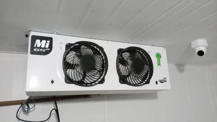 Condensador e evaporadora para câmara fria resfriados 