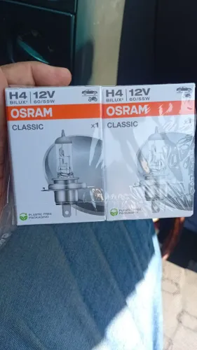 Lâmpadas  original  Osram  H1 H 47  par 40 reas  para carros 