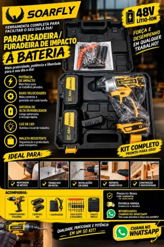 Parafusadeira/furadeira de impacto 