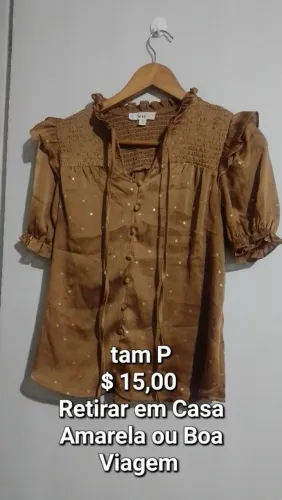 Blusa manga curta
